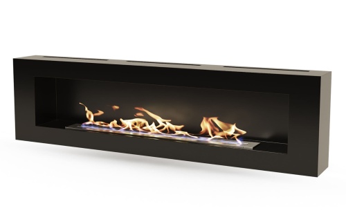 Биокамин "Русский огонь" Лофт 2100N настенный с защитным и декоративным стеклом