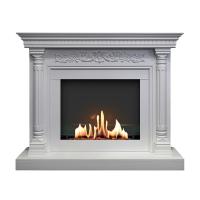 Биокамин в портале SteelHeat Sicilia, стекло Биокамин в портале SteelHeat Sicilia, стекло