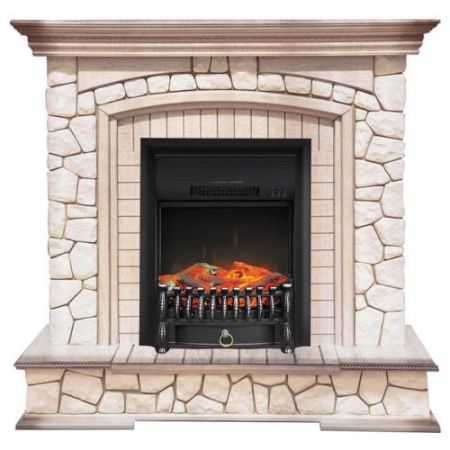 Preston белый (слоновая кость с патиной)+Fobos FX Black (Престон)