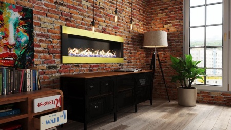 Биокамин "Русский огонь" Голд 1500V встраиваемый с защитным стеклом по цене 55 300 руб.