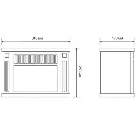Электрический мини-камин EFP/M - 5012B