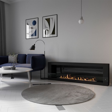 Биокамин SteelHeat WALL LONG 1800 черный, стемалит Биокамин SteelHeat WALL LONG 1800 черный, стемалит по цене 89 040 руб.