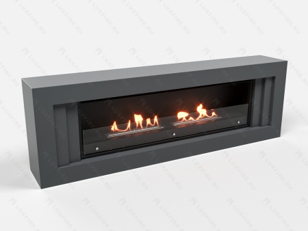Биокамин Lux Fire с порталом Гринго 60, графит по цене 136 392 руб.
