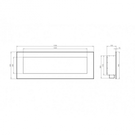 Биокамин Window III Glass black Арома Биокамин Window III Glass black Арома по цене 37 400 руб.
