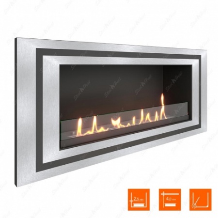Биокамин SteelHeat LONG-D 900 XL стекло Биокамин SteelHeat LONG-D 900 XL стекло по цене 39 936 руб.