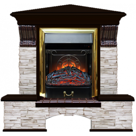 Бостон К Мисхор угловой (венге)+Majestic Brass