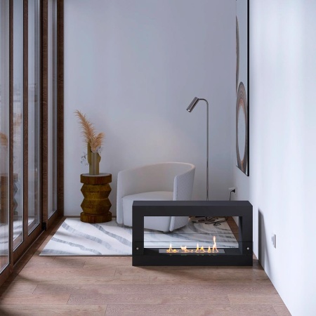 Биокамин SteelHeat FRAME ONE 900 черный по цене 44 100 руб.