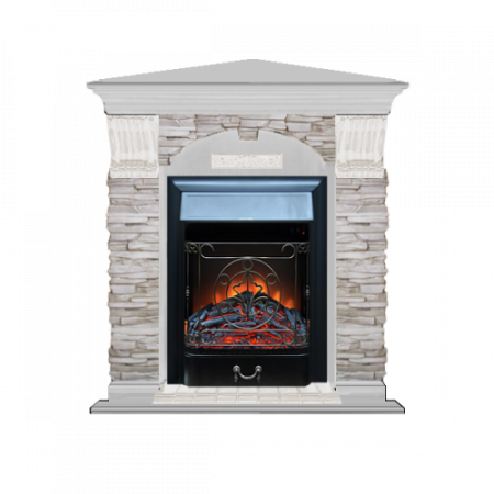 Арочный Мисхор угловой (беленый дуб)+Majestic Black Арочный Мисхор угловой (беленый дуб)+Majestic Black