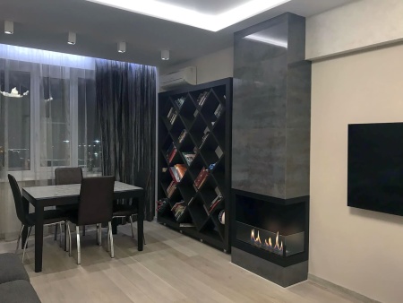 Встроенный биокамин Lux Fire Угловой 1155 М (правый угол) по цене 76 890 руб.